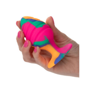 Calexotics-Cheeky Large Swirl Analplug-Silikon, Saugnapf · BDSM-Zubehör (Bild 2)