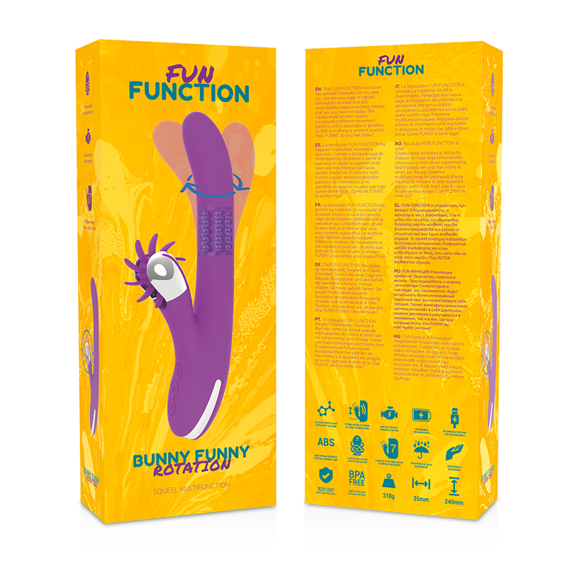 Fun Function-Bunny Funny Drehung 2.0-Silikon, 7 Geschwindigkeiten · Vibratoren (Bild 8)