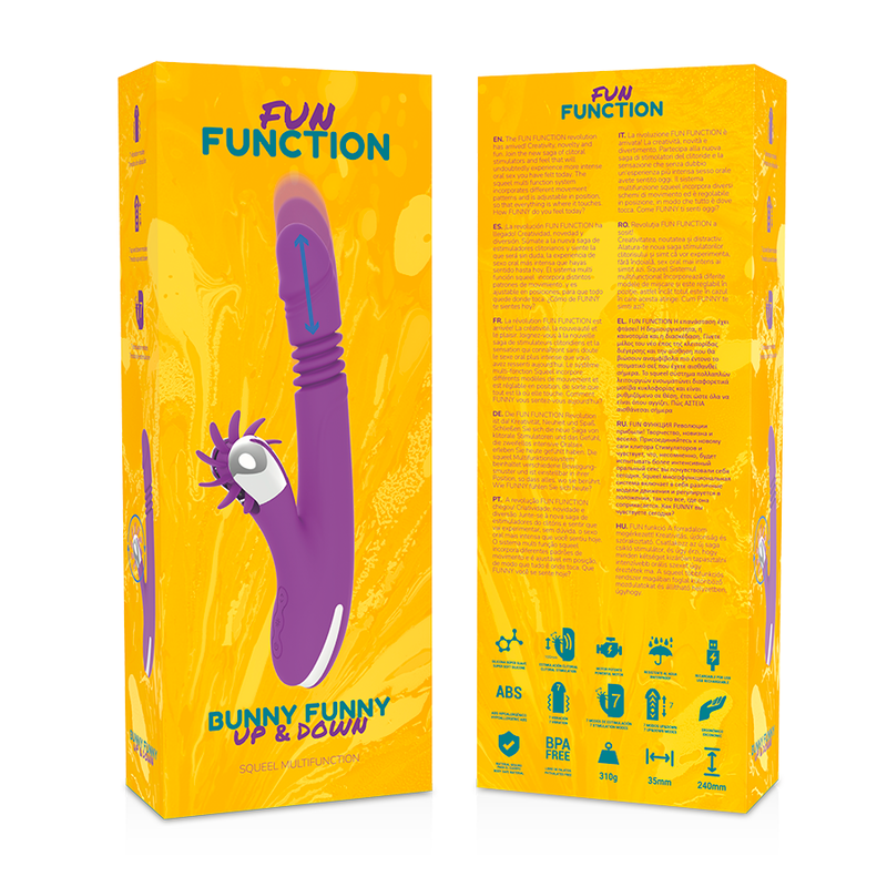 Fun Function-Bunny Funny Up & Down 2.0-Silikon, 7 Geschwindigkeiten · Vibratoren (Bild 8)