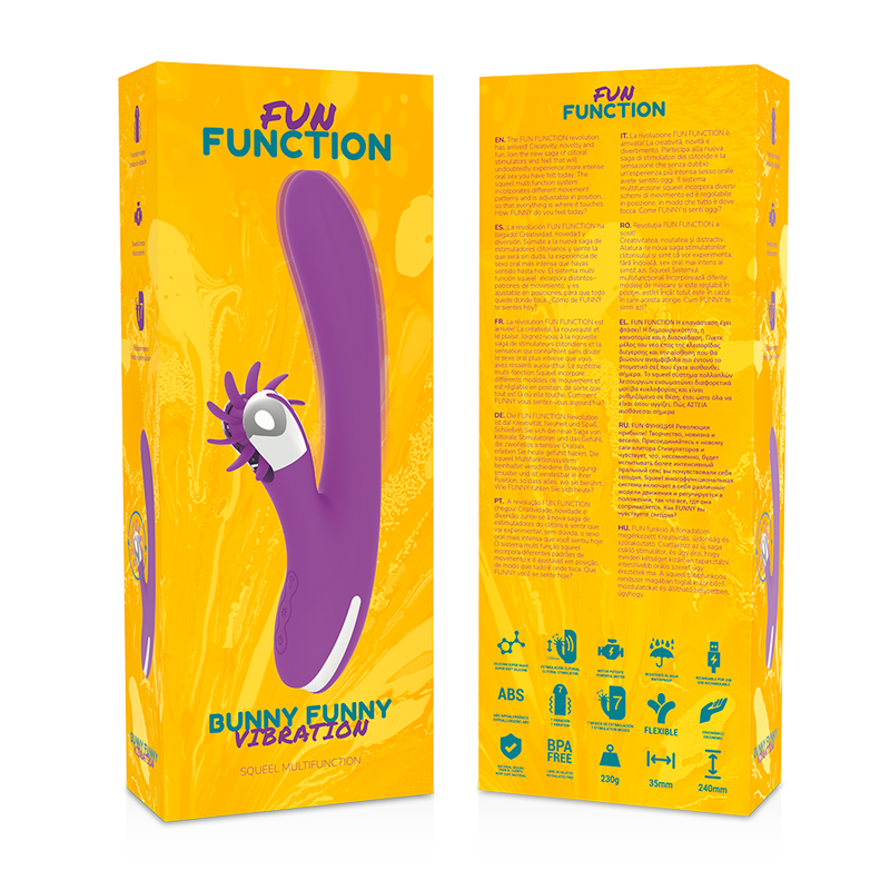 Fun Function-Bunny Funny Vibration 2.0-Silikon, 7 Geschwindigkeiten · Vibratoren (Bild 8)