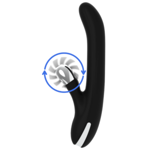 Black&silver-Bunny Storm Drehung Vibe-Silikon, 7 Geschwindigkeiten · Vibratoren (Bild 5)