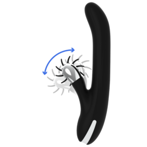 Black&silver-Bunny Storm Drehung Vibe-Silikon, 7 Geschwindigkeiten · Vibratoren (Bild 2)