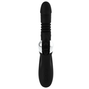 Black&silver-Bunny Reed Up & Down Vibe-Silikon, 7 Geschwindigkeiten · Vibratoren (Bild 5)