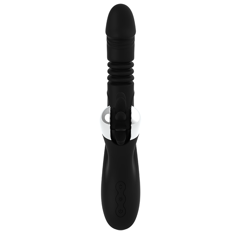Black&silver-Bunny Reed Up & Down Vibe-Silikon, 7 Geschwindigkeiten · Vibratoren (Bild 5)