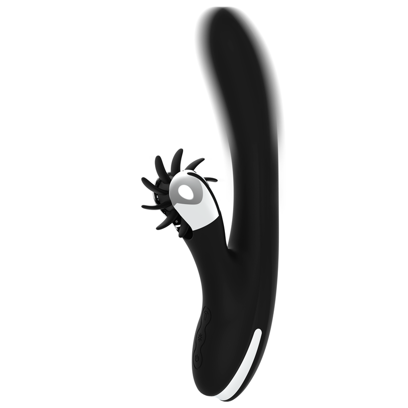Black&silver-Bunny Johnny Vibrating Vibe-Silikon, 7 Geschwindigkeiten · Vibratoren (Bild 6)