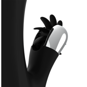 Black&silver-Bunny Johnny Vibrating Vibe-Silikon, 7 Geschwindigkeiten · Vibratoren (Bild 5)
