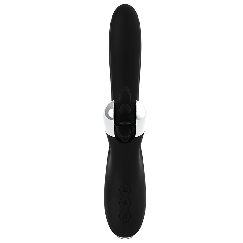 Black&silver-Bunny Grimm Wave Function-Silikon, 7 Geschwindigkeiten · Vibratoren (Bild 5)