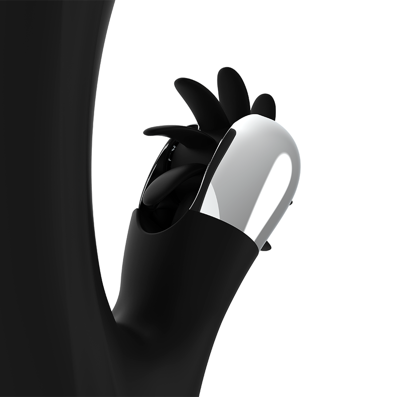 Black&silver-Bunny Grimm Wave Function-Silikon, 7 Geschwindigkeiten · Vibratoren (Bild 4)