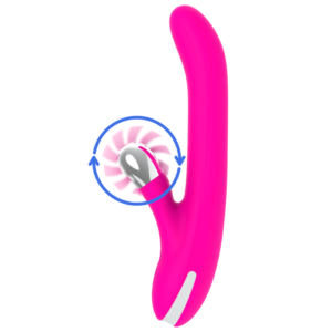 Diversia-Bunny Rotation 24 cm-Silikon, 7 Geschwindigkeiten, Wiederaufladbar, USB · Vibratoren (Bild 5)