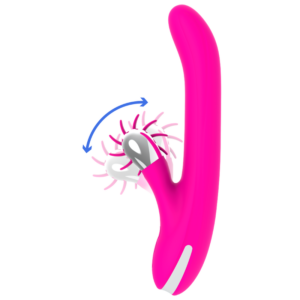 Diversia-Bunny Rotation 24 cm-Silikon, 7 Geschwindigkeiten, Wiederaufladbar, USB · Vibratoren (Bild 6)