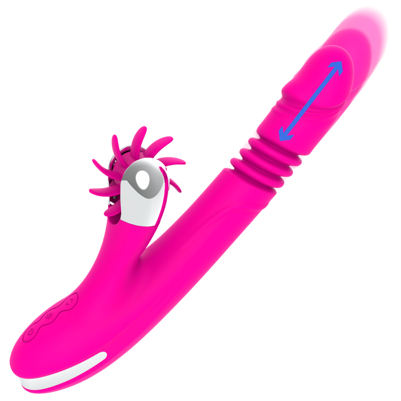 Diversia-Bunny Up & Down 24 cm-Silikon, 7 Geschwindigkeiten, Wiederaufladbar · Vibratoren (Bild 2)