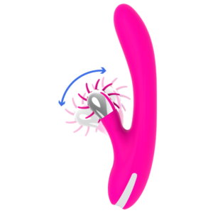 Diversia-Bunny Vibrating 24 cm-Silikon, 7 Geschwindigkeiten, Wiederaufladbar · Vibratoren (Bild 4)