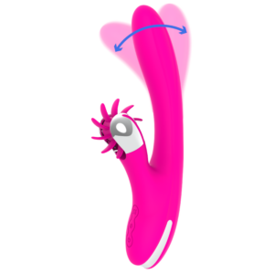 Diversia-Bunny Waves 24 cm-Silikon, 7 Geschwindigkeiten, Wiederaufladbar, USB · Vibratoren (Bild 7)