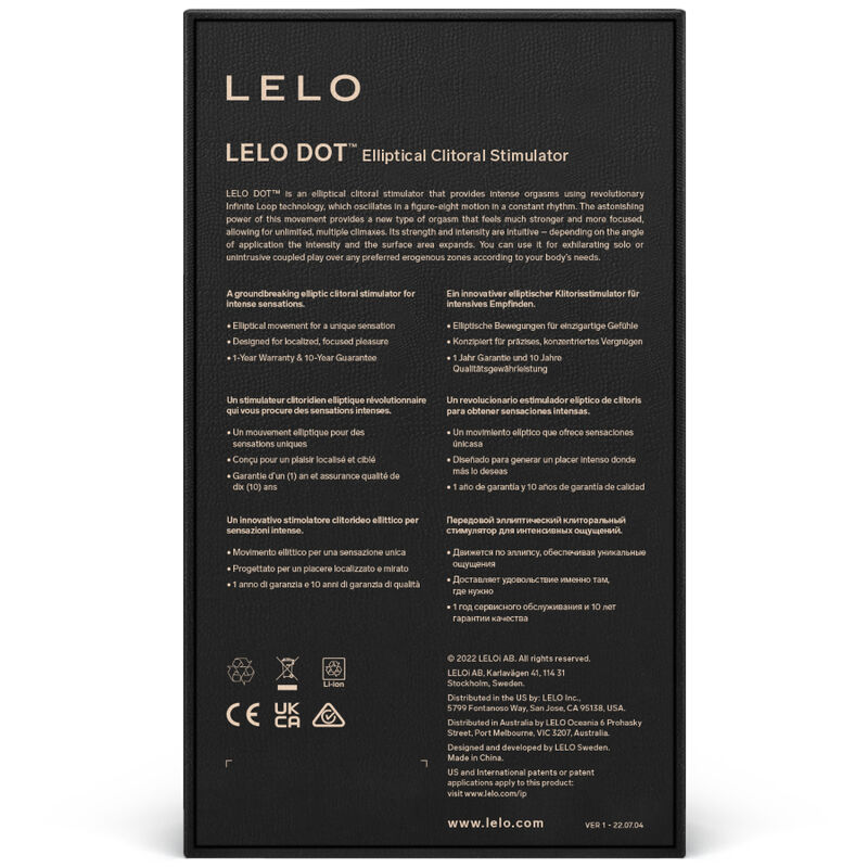 Lelo-Dot Silikon-Klitoris Stimulator, 8 Modi · Vibratoren (Bild 6)