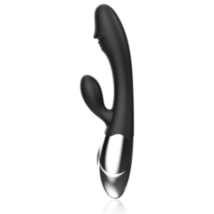 Black&silver-Kaleb Vibrator stimulierend-Silikon, 10 Geschwindigkeiten · Vibratoren (Bild 2)