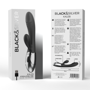 Black&silver-Kaleb Vibrator stimulierend-Silikon, 10 Geschwindigkeiten · Vibratoren (Bild 5)