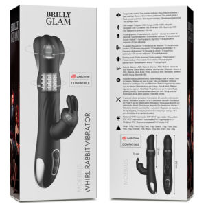 Brilly Glam-Moebius Rabbit Vibrator & Rotator + Watchme Remote · Vibratoren (Bild 3)