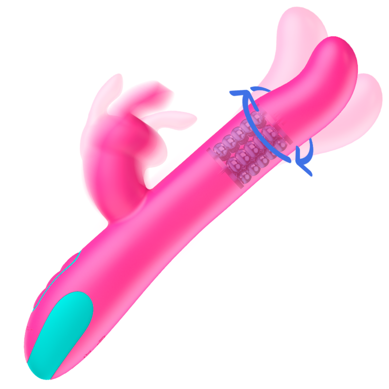 Happy Loky-Pluto Rabbit Vibrator & Rotator + Watchme · Vibratoren (Bild 2)