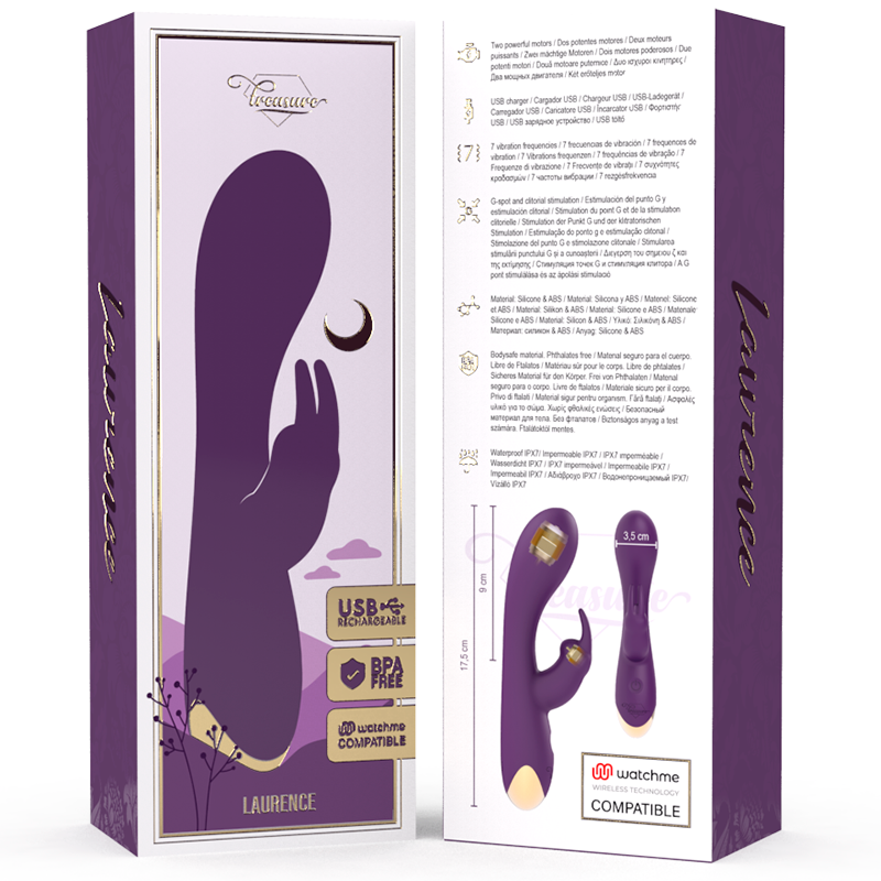 Treasure-Laurence Rabbit Vibrator + Watchme Remote · Vibratoren (Bild 3)