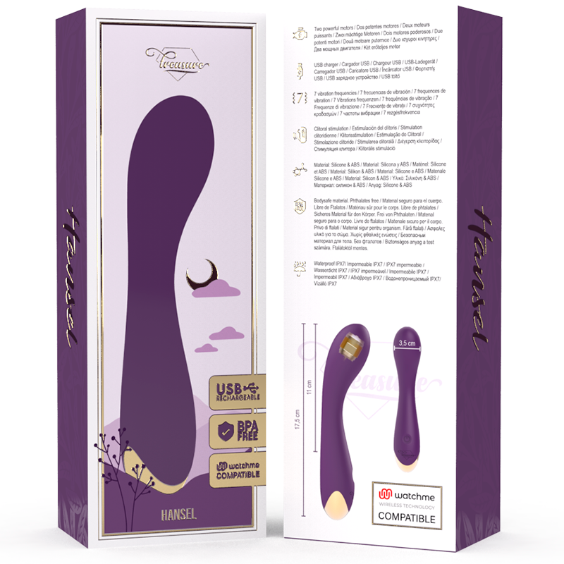 Treasure-Hansel Vibrator G-Spot + Fernbedienung Watchme-Silikon, 7 · Vibratoren (Bild 2)