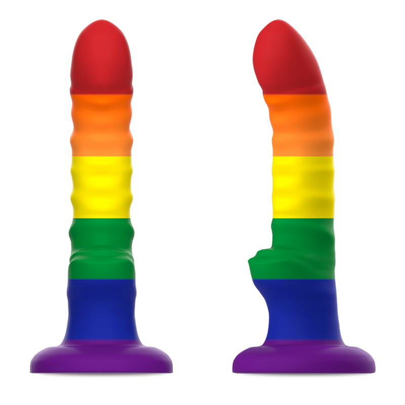 Mythology Fantasy Dildo-Her Colby Pride Dildo-Silikon · Strap-on & Harness (Bild 5)
