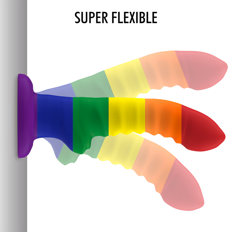 Mythology Fantasy Dildo-Her Colby Pride Dildo-Silikon · Strap-on & Harness (Bild 4)