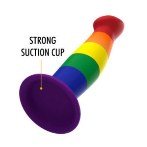 Mythology Fantasy Dildo-Her Garrick Pride Dildo Silikon · Strap-on & Harness (Bild 5)