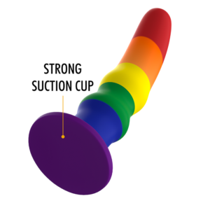 Mythology-Kuno Pride Dildo in Silikon Wiederaufladbar · Strap-on & Harness (Bild 5)