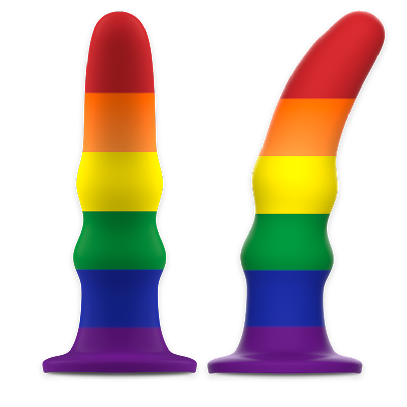 Mythology-Kuno Pride Dildo in Silikon Wiederaufladbar · Strap-on & Harness (Bild 6)