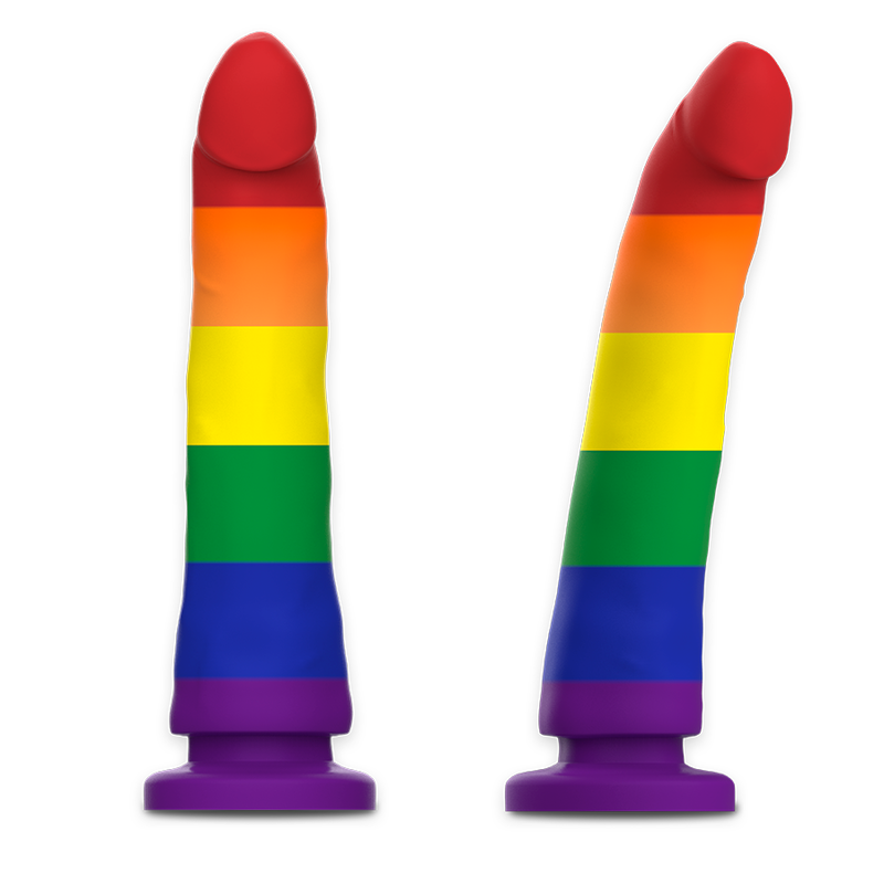 Mythology Fantasy Dildo-Devon Pride Dildo L-Silikon, Wiederaufladbar · Strap-on & Harness (Bild 7)