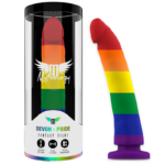 Mythology Fantasy Dildo-Devon Pride Dildo M-Silikon, Wiederaufladbar · Strap-on & Harness