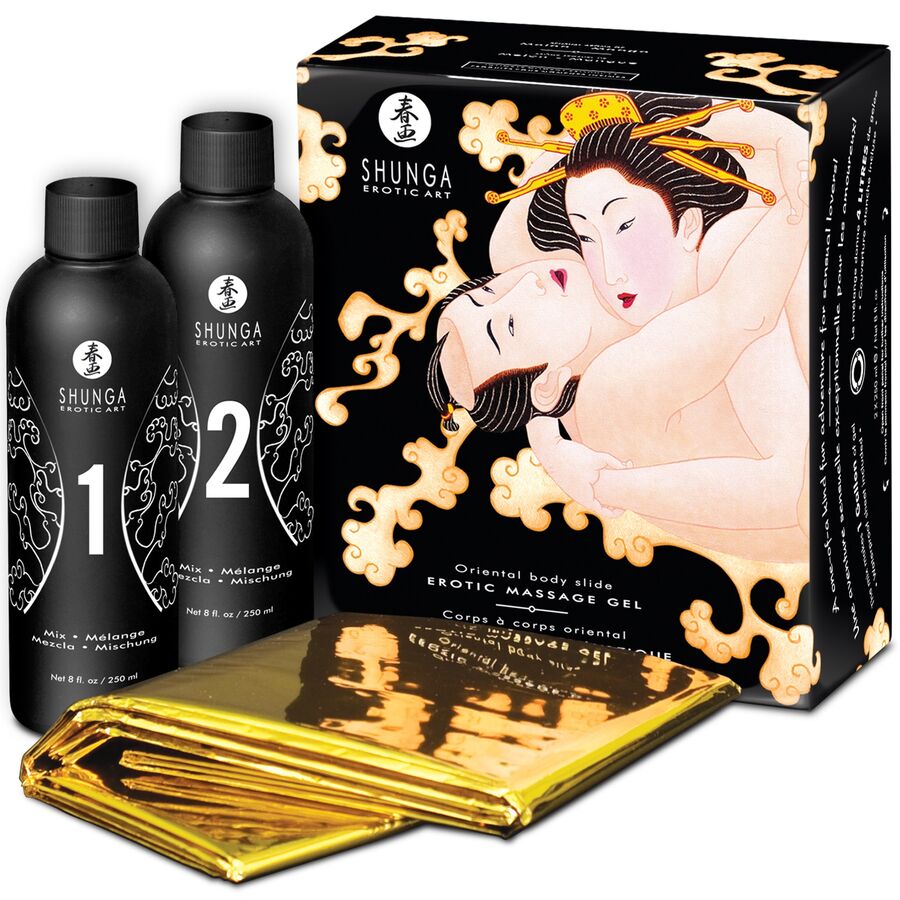 Shunga Kits-Erotisches Gel Body-to-Body orientalisch Melone Gelb · Süßigkeiten & Geschenke