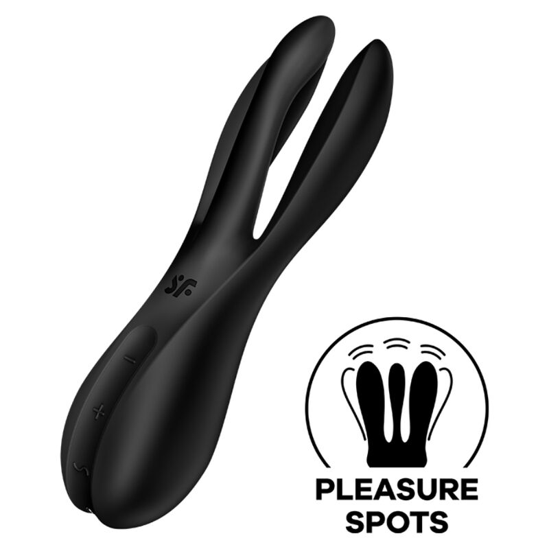 Satisfyer-Trio 2 Vibrator, Silikon, 12 Geschwindigkeiten · Vibratoren (Bild 2)