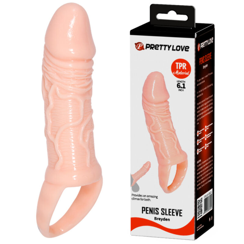 For Him-Breyden Natürliche Penis-TPR-Kappe, Wasserdicht · Sextoys (Bild 4)