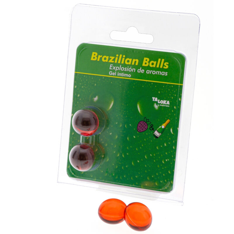 Taloka-2 Brazilian Balls Gel Intimo Erdbeeren & Champagne · Gleitgel (Bild 2)