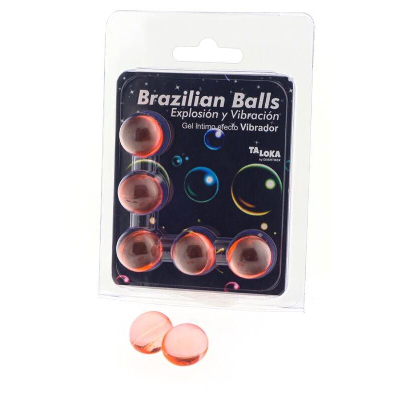 Taloka-5 Brasilianer Bälle spannende Gele mit Vibrationseffekt · Gleitgel (Bild 2)