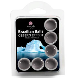 Secretplay Cosmetic-Set 6 Brasilianische Kugeln Eisberg-Effekt