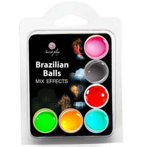 Secretplay Cosmetic-Set 6 Brasilianische Kugeln Mix Effect