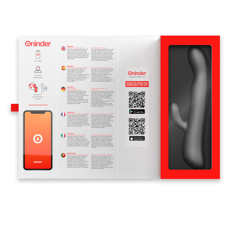 Oninder-Oslo Vibrator Kaninchen mit Rotation und Anwendung · Vibratoren (Bild 2)