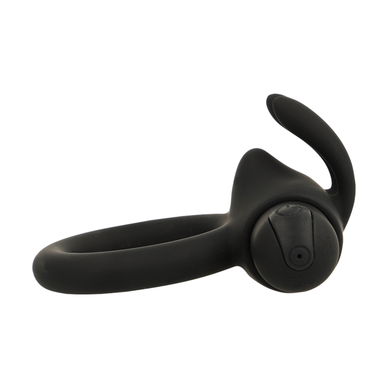 Black&silver-Agron Ring 2.O Vibrationsring Wiederaufladbar-Silikon · Sextoys (Bild 5)