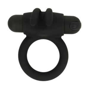 Black&silver-Agron Ring 2.O Vibrationsring Wiederaufladbar-Silikon · Sextoys (Bild 6)