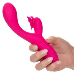 Calexotics-Butterfly Kiss Flutter Rosa-10 Geschwindigkeiten, Wiederaufladbar, USB · Vibratoren (Bild 5)