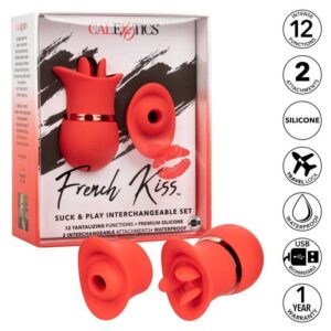 Calexotics-French Kiss Suck & Play Set-Silikon, 12 Geschwindigkeiten · Vibratoren (Bild 2)