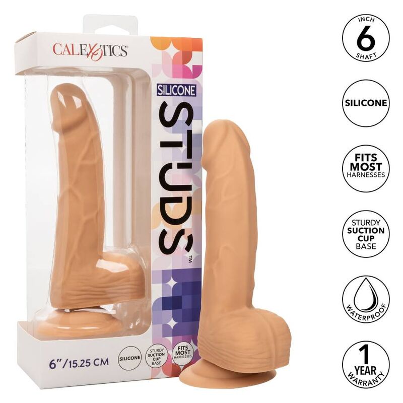 Calexotics-Silikon Studs 15.24 cm Skin-Saugnapf · Strap-on & Harness (Bild 2)