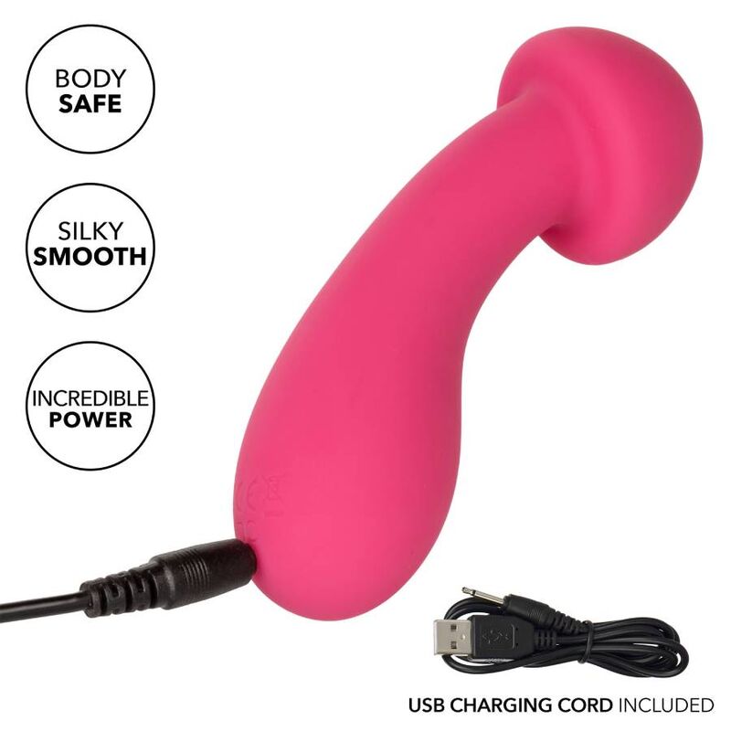 Calexotics-Pixies Exciter Rosa-Silikon, 10 Geschwindigkeiten, Wiederaufladbar · Vibratoren (Bild 8)