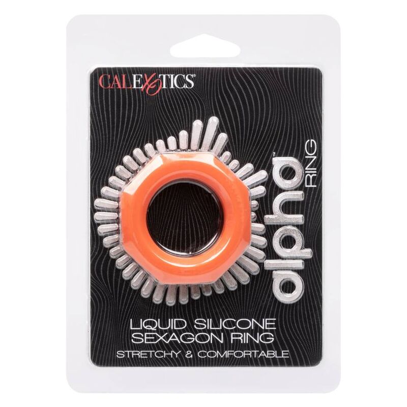 Calexotics-Alpha Sexagon Ring für orange-silikon Penis · Sextoys (Bild 8)