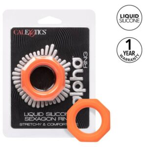 Calexotics-Alpha Sexagon Ring für orange-silikon Penis · Sextoys (Bild 2)