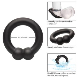 Calexotics-Alpha Muscle Ring Schwarz-Silikon, Wasserdicht · Penisringe & -hüllen (Bild 8)