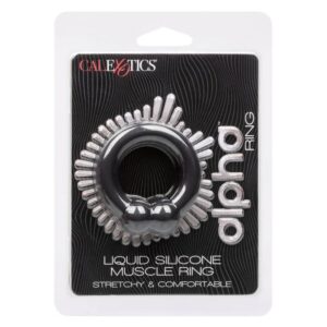 Calexotics-Alpha Muscle Ring Schwarz-Silikon, Wasserdicht · Penisringe & -hüllen (Bild 5)