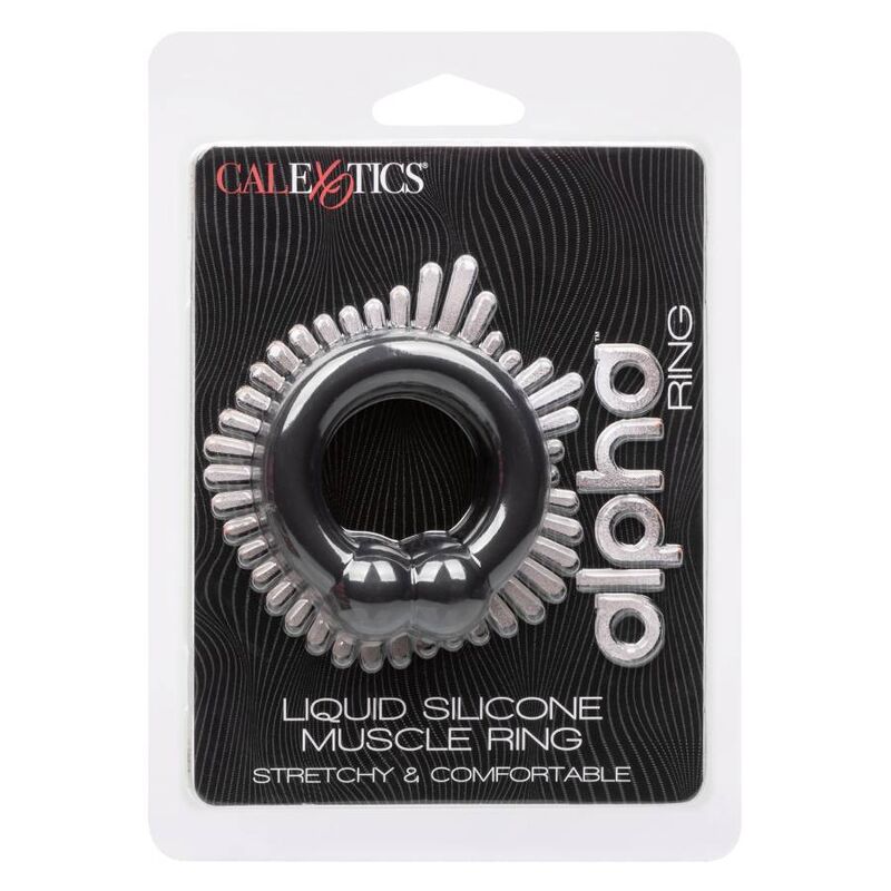 Calexotics-Alpha Muscle Ring Schwarz-Silikon, Wasserdicht · Penisringe & -hüllen (Bild 5)